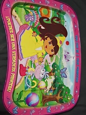Vintage Dora Princess Foldable TV Tray - Pink